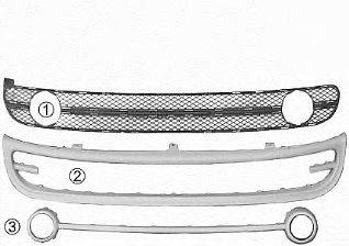 Решетка вентилятора, буфер VAN WEZEL 5803599