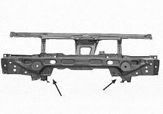 Облицовка передка VAN WEZEL 5826768