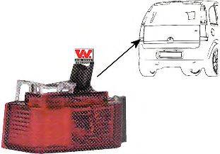 задние противотуманные фонари; Задний фонарь VAN WEZEL 3782927