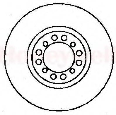 Тормозной диск JURID 561157J