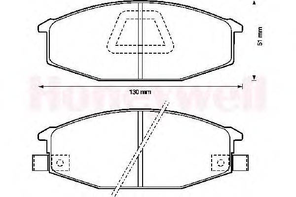 Комплект тормозных колодок, дисковый тормоз LUCAS GDB369