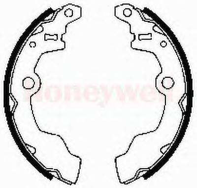 Комплект тормозных колодок JURID 361410J