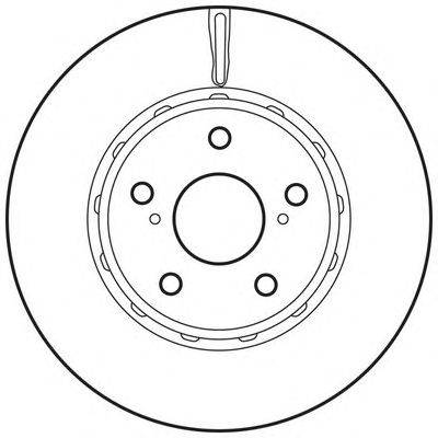 Тормозной диск BENDIX 562729BC