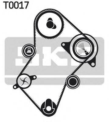 Водяной насос + комплект зубчатого ремня SKF VKMC03240