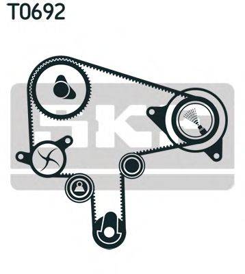 Водяной насос + комплект зубчатого ремня SKF VKMC 94919-1