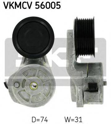 Натяжной ролик, поликлиновой  ремень SKF VKMCV 56005