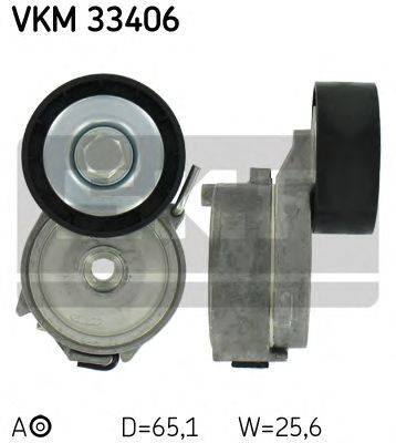 Натяжной ролик, поликлиновой  ремень SKF VKM33406
