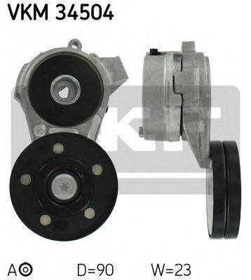 Натяжной ролик, поликлиновой  ремень SKF VKM 34504