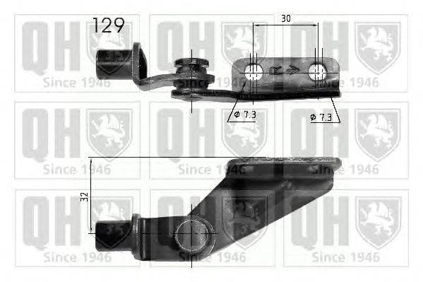 Газовая пружина, крышка багажник QUINTON HAZELL QTS840256