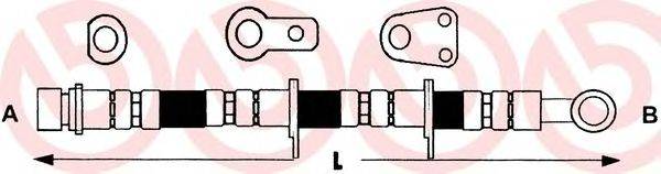 Тормозной шланг BREMBO T 28 001