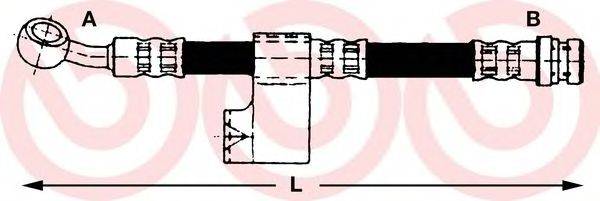 Тормозной шланг BREMBO T30006