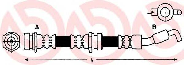 Тормозной шланг BREMBO T 49 049