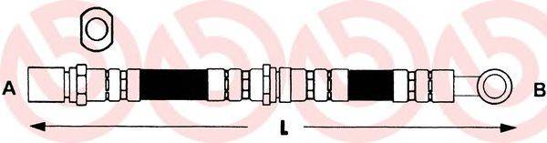 Тормозной шланг BREMBO T 78 004