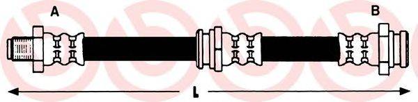 Тормозной шланг BREMBO T 79 040