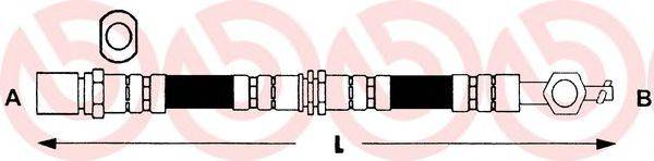 Тормозной шланг BREMBO T 83 033