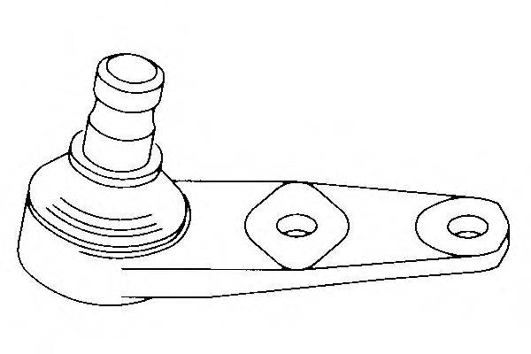 Несущий / направляющий шарнир PEX 1204154