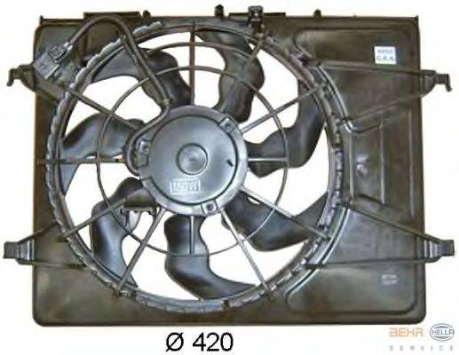 Вентилятор, охлаждение двигателя HELLA 8EW 351 043-351