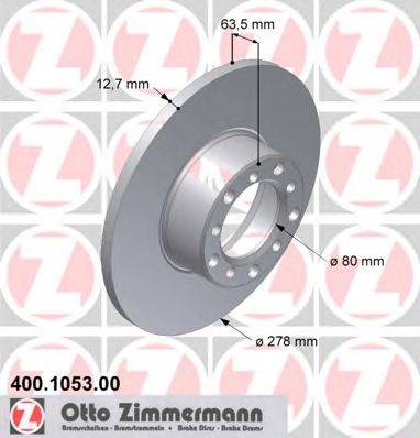 Тормозной диск ZIMMERMANN 400.1053.00