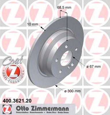 Тормозной диск ZIMMERMANN 400362120