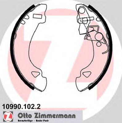 Комплект тормозных колодок ZIMMERMANN 10990.102.2