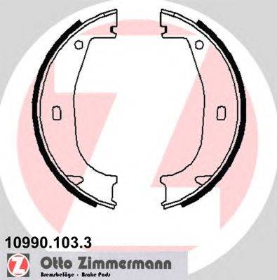 Комплект тормозных колодок, стояночная тормозная система ZIMMERMANN 10990.103.3