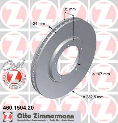 Тормозной диск ZIMMERMANN 460150420