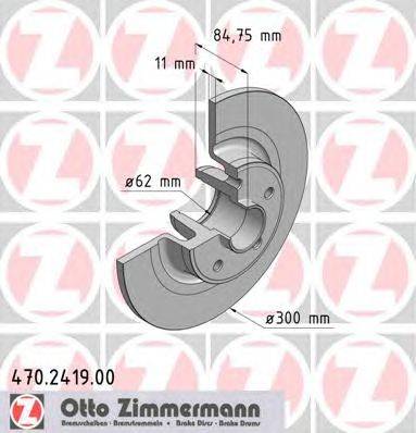 Тормозной диск ZIMMERMANN 470241900