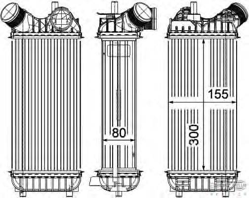 Интеркулер HELLA 8ML 376 755-611