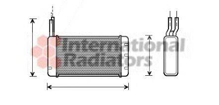 Теплообменник, отопление салона SCHLIECKMANN 60026107