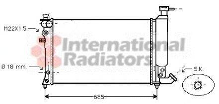 Радиатор, охлаждение двигателя SCHLIECKMANN 60092060