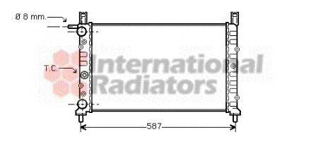 Радиатор, охлаждение двигателя SCHLIECKMANN 60172056