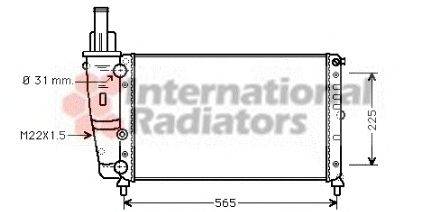 Радиатор, охлаждение двигателя SCHLIECKMANN 60172139
