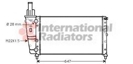 Радиатор, охлаждение двигателя SCHLIECKMANN 60172140