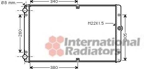 Радиатор, охлаждение двигателя SCHLIECKMANN 60582245