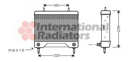 масляный радиатор, двигательное масло SCHLIECKMANN 60303115