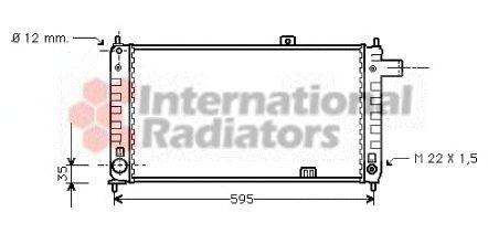 Радиатор, охлаждение двигателя SCHLIECKMANN 60372048