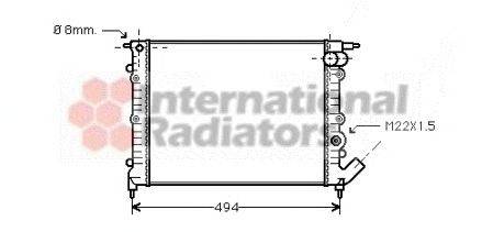 Радиатор, охлаждение двигателя SCHLIECKMANN 60432132