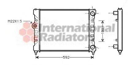 Радиатор, охлаждение двигателя SCHLIECKMANN 60492024