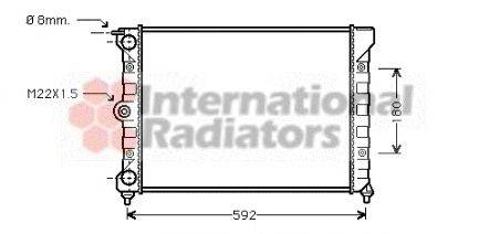 Радиатор, охлаждение двигателя SCHLIECKMANN 60582011