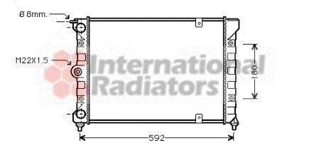 Радиатор, охлаждение двигателя SCHLIECKMANN 60582084