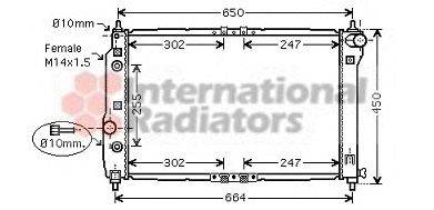Радиатор, охлаждение двигателя SCHLIECKMANN 60812068