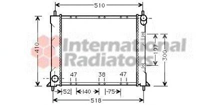 Радиатор, охлаждение двигателя SCHLIECKMANN 60022150