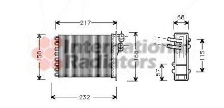 Теплообменник, отопление салона SCHLIECKMANN 60076046