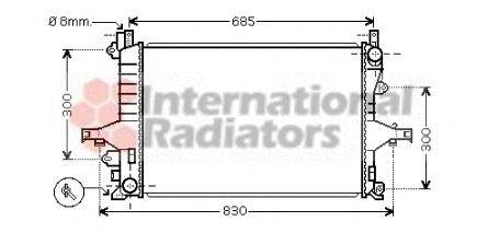 Радиатор, охлаждение двигателя SCHLIECKMANN 60592114