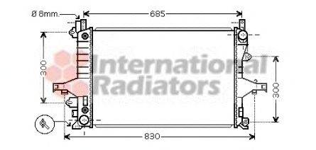Радиатор, охлаждение двигателя SCHLIECKMANN 60592115