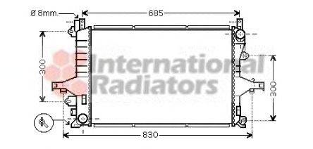 Радиатор, охлаждение двигателя SCHLIECKMANN 60592116