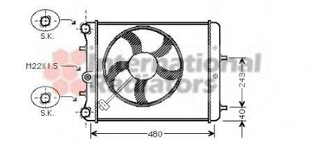 Радиатор, охлаждение двигателя SCHLIECKMANN 60762013