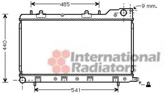 Радиатор, охлаждение двигателя SCHLIECKMANN 60512071