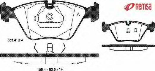 Комплект тормозных колодок, дисковый тормоз METZGER 21212