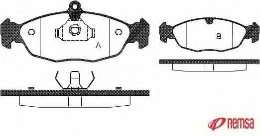 Комплект тормозных колодок, дисковый тормоз METZGER 20547